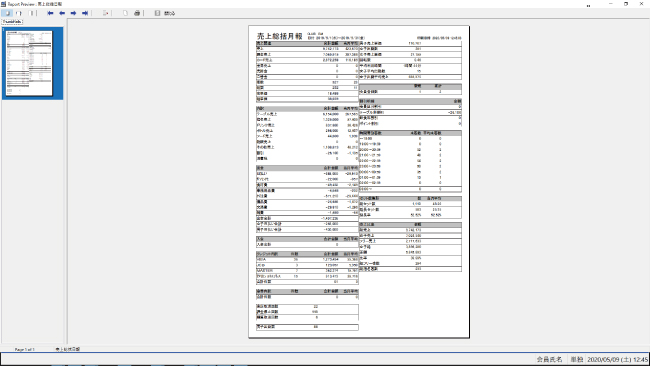 売上統括月報（新）